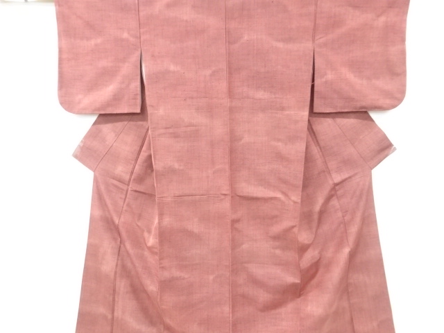 JAPANESE KIMONO / ANTIQUE KIMONO / SILK / TSUMUGI / WOVEN STRIPE